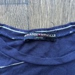 Brandy Melville Navy Striped T-Shirt Dress One Size Photo 6