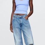 Gap Fitted Blue Tank Top Photo 0