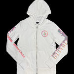 Volcom NWT  Stone White  Zip Fleece Hoodie Size Small Photo 0