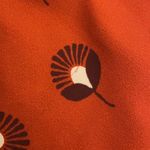 Loft Ann Taylor  Sleeveless Shift Dress Womens Small Peacock Pattern Photo 9