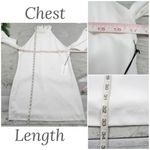 COTTON CANDY LA White Halter Cold Shoulder Mini Dress Women's Size Medium NEW Photo 9