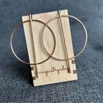 Macy's Macy’s SOHI Art Deco, Sleek Circle + Bar Drop Fashion Earrings, Gold Photo 10