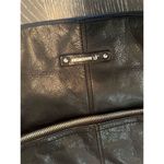 B Makowsky B. Makowsky Women's Black Leather Studded Crossbody Shoulder Bag Photo 1