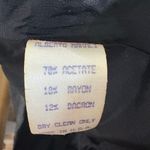 Cache Vtg Alberto Makali Suit Blazer and Skirt Set Foil Texture Gray size 6 Photo 12