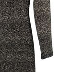 Shoshanna  Midnight Sparkly Gold and Black Bodycon Maxi Dress Gown Photo 3