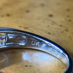 Natural Aquamarine Sterling Silver Ring Size 6.75 Photo 6