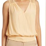 Ramy Brook Reese Crochet Shoulder Blouson Tank Top Size M Photo 0