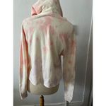 Disney  Ella Enchanted princess pink tie dye drawstring hoodie cropped sweater M Photo 6