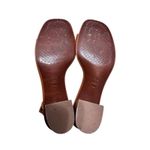 Tory Burch Women's Gabrielle leather city sandal royal tan Block Heel Size 11 Photo 6