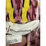 Anthropologie  Linen Blend Shorts Pull On High Rise Elastic Tie Belt Boho Medium Photo 4