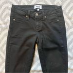 Paige  Women’s Verdugo Ankle Black Denim Jeans in Black Silk 26 Photo 1