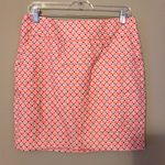 Ann Taylor 4 30 Smart Tiled Doubleknit Zip Pocketed Mini Skirt Photo 0