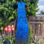 Gottex Venice Maxi Dress Cover Up NWT Sz S Blue Photo 9