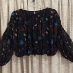 Free People  Wild Flower Honey Print Top Photo 0