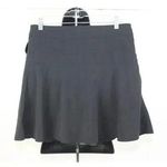 Athleta  Womens Size 4 Skort Skirt Shorts Black Golf Yoga Tennis Zip Pocket Photo 0