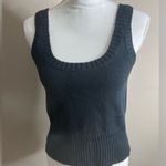 Madewell Minton Double Scoop Neck Boho Festival Neutral Knit Sweater Tank Top-S Photo 0