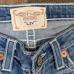 Big star LIV Thick Stitched Light Wash Capri Jeans Photo 1