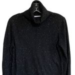 Calvin Klein  Black White Flecked Cowl Neck Tunic Sweater‎ size M Photo 3