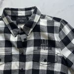 Harley Davidson rustic flannel paid shirt Size M Embroidered western cabin core Black Size M Photo 9