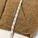 SKIMS  Sz XL Teddy Hoodie Full Zip Up Cozy Plush Knit Sweater in Tan Photo 6