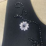 Adrianna Papell Evening Essentials Beaded and Embroidered Black Cami Medium Photo 1