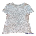ALC Frank A.L.C. Leopard Print Bambina Cropped Tee Shirt Top size Medium Photo 3