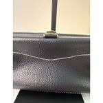 Vintage Black Avon x Amity Train Case Makeup Bag | Yellow Vinyl Lining | 10x4x4 Black Photo 4