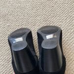 Unisa Black Suede Style Ankle Boots Booties Quilted Elastic Heel Size 8 Like New Photo 4