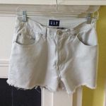 Gap Vintage 90s Light Khaki Flat front Cutoffs Sz 8 Photo 0