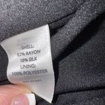 J. Jill Dress Classy Old Money Black Velvet Sleeveless Shift Dress Small New Photo 9