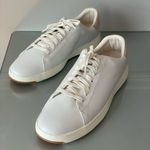 Cole Haan Grand.OS White Leather Sneakers | Women’s US 10.5B | Unisex Casual Comfort Shoes Photo 0