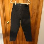 Abercrombie & Fitch NWT  Curve Love High Rise Mom Jeans: Washed Black, Size 28 Photo 5