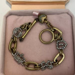 Juicy Couture  Retired Princess Heart Charm Rhinestone Bracelet yjru1515 Y2K Photo 0