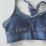 PINK - Victoria's Secret Victoria's Secret PINK Velvet Sports Bra Blue XS Photo 2