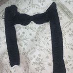 Princess Polly  zebra print black long sleeve bra top  Photo 0