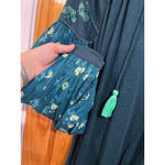 Free People  Women’s Mix It Up Floral Beaded Balloon SleeveMini Tunic Dress Photo 2