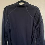 Spyder  Active 1/4 HALF Quarter Zip Fleece Lined Pullover Jacket Med Mens BLACK Photo 2