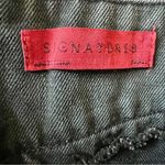 NWOT black distressed Jean skirt Photo 2