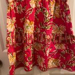 Maisie Mini Skirt in Pink and Yellow Red Photo 11