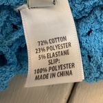 St. John  Blue Crochet Knit Long Sleeve Dress XS $1195 Photo 15