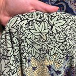 Chico's 💖 Chico’s Blue & Green Geometric Print Mediterranean Waves Maxi Dress Size 2 Photo 3