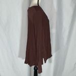 We The Free  • Free People Malibu Thermal Shirt Brown Small Oversized Boho Size M Photo 7