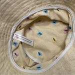 Urban Outfitters Embroidered Butterfly Bucket Hat Creamy Yellow One Size Y2K Photo 5