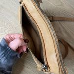 Vilenca Holland Leather Zippered Crossbody Purse Bag Camel Tan Photo 2