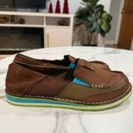 Ariat Women’s Leather Shoes Brown Suede Clogs Comfort Classic Slip Photo 1