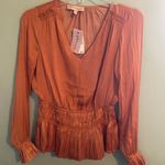 Philosophy Burnt Orange Long-Sleeved Top Photo 0
