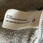 Gap Size XS 90's Knit Retro Zip Hooded 3/4 Sleeve Sweater Jacket Solid Slouchy Photo 6