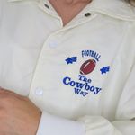 Vintage 80s Torque Dallas Cowboys Football Coat Size L Photo 3