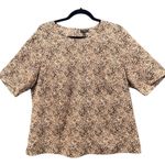 Talbots Womens Crepe Blouse Size 16W Career Work Office Business Professional Photo 0