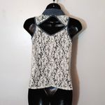 One Clothing lace and denim button up tank Photo 1